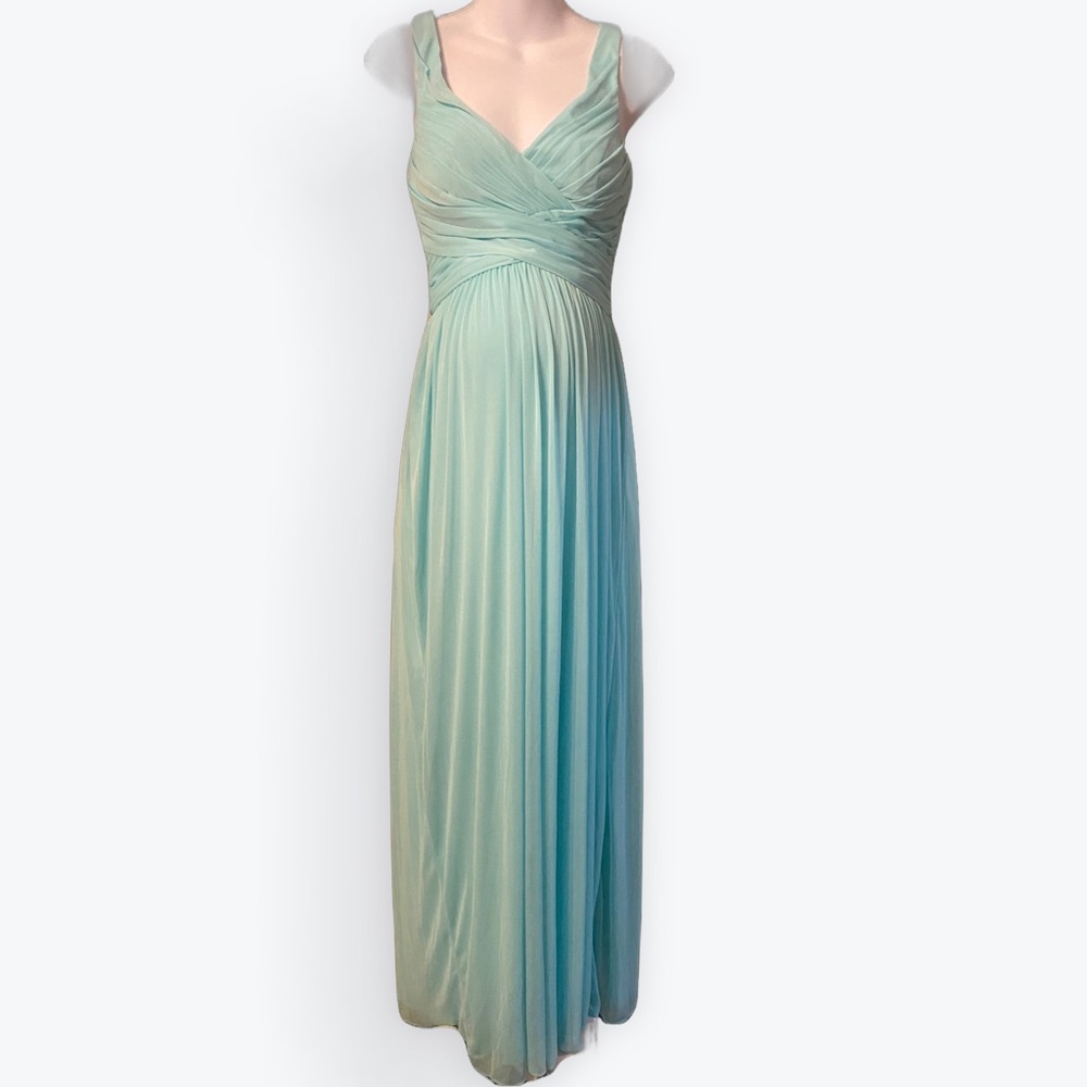 Aqua formal dress